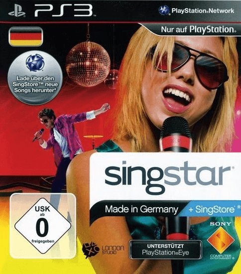 Singstar Made in Germany box art for Playstation 3